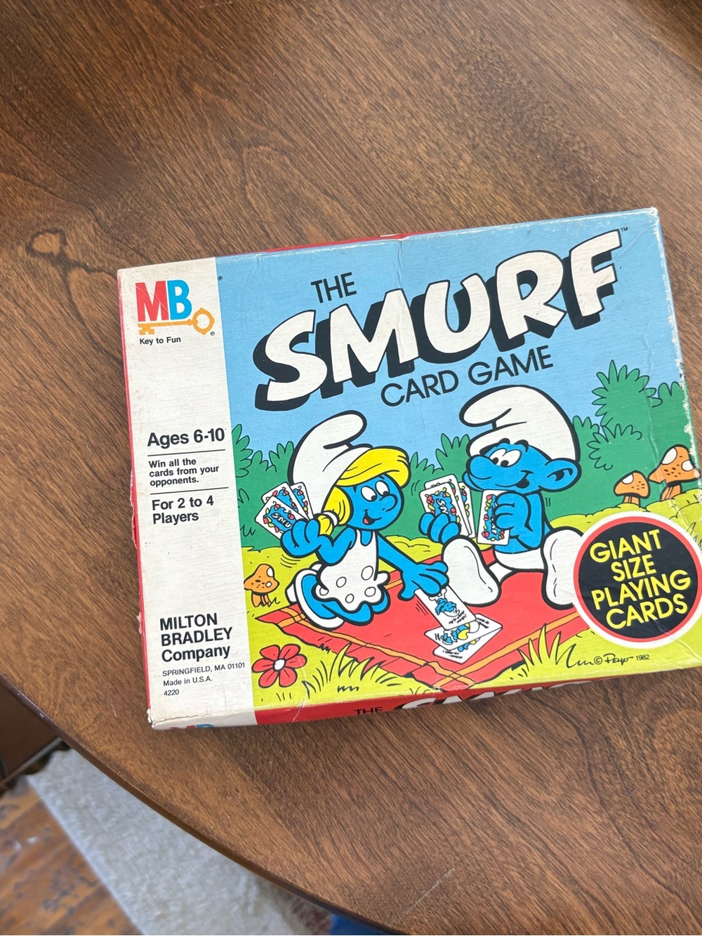 Vintage 1982 The Smurf Card Game